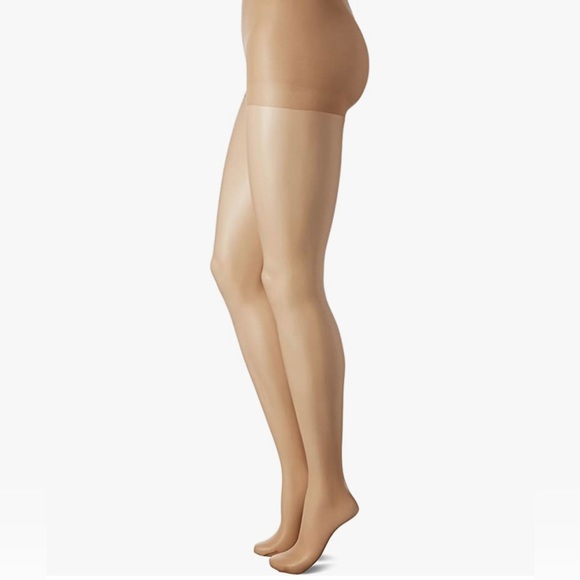 Hanes Women's Perfect Control Top Tights - Compression Backseam, 20 Denier